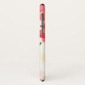 Rode en roze zachte Waterverf Rozen Case-Mate iPhone Case (Achterkant/links)