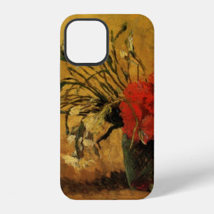 Rode en witte anjers door Vincent van Gogh iPhone 12 Hoesje