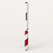 Rode en witte bogen Voetbalspeler ontwerp Case-Mate iPhone Case (Achterkant / rechts)