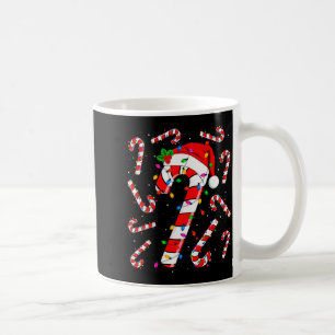 Rode En Witte Candy Cane Kerstman Kerst Misplaatst Koffiemok