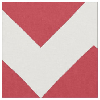 Rode en witte Chevron Stripe Stof
