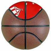 Rode en witte cirkeltenten basketbal (Rechts)