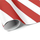  rode en witte diagonale strepen cadeaupapier (Rol Hoek)