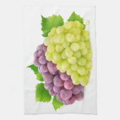 Rode en witte druiven theedoek (Verticaal)