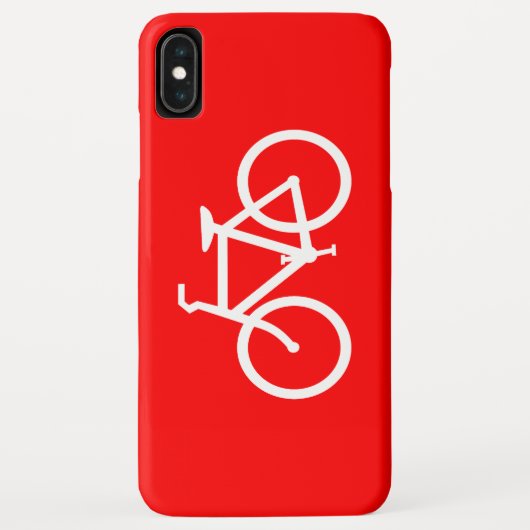 Rode en Witte Fiets Case-Mate iPhone Case (Achterkant)