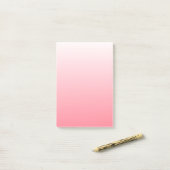 Rode en Witte Gradiënt Post-it® Notes (Op bureau)
