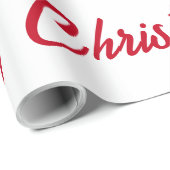 Rode en witte kerst cadeaupapier (Rol Hoek)