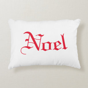 rode en witte kerst met kerst en met kerst accent kussen