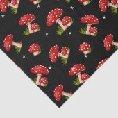 Rode en witte paddenstoel tissuepapier (Detail)