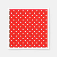 Rode en witte polka dot moderne glamour