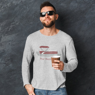 Rode en witte pontonboot gepersonaliseerd t-shirt