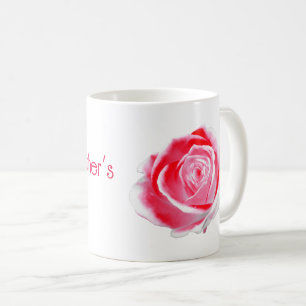 Rode en witte roos voor Moederdag Koffiemok