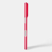 Rode en witte snoepstrepen Case-Mate iPhone case (Achterkant / Rechts)