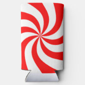 Rode en witte spiraalvormige print (Achterkant)