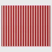 Rode en witte streep cadeaupapier (Vlak)