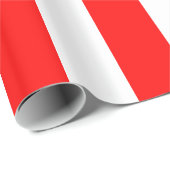 Rode en witte strepen cadeaupapier (Rol Hoek)