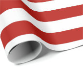 Rode en witte strepen cadeaupapier (Rol Hoek)