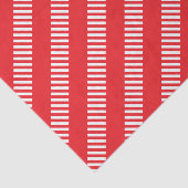 Rode en Witte Strepen Tissuepapier (Detail)