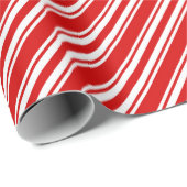 rode en witte suikerriet gestreept cadeaupapier (Rol Hoek)