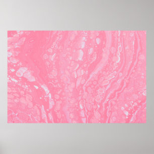 RODE EN WITTE TEXTIEL POSTER