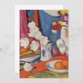 Rode en witte tulpen | Samuel John Peploe (Voorkant / Achterkant)