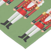 Rode en witte voedingskrakers Groene achtergrond Medium Tafelloper (Hoek)