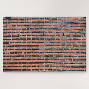 Rode en zwarte bakstenen iconische Holstentor  Legpuzzel