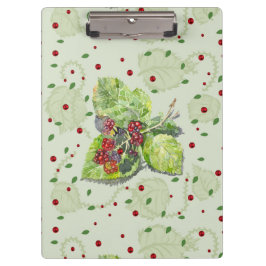 rode en zwarte bramen klembord