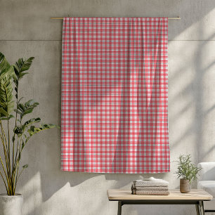 Rode en zwarte deken – klassieke Tartan Cabin Styl