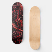 Rode en zwarte marmer, skateboard (Voorkant)