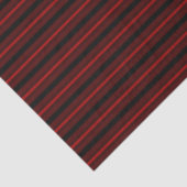 Rode en zwarte streep tissuepapier (Detail)