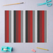 Rode en zwarte strepen tissuepapier (Craft)