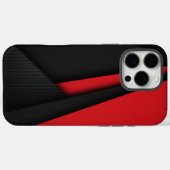 Rode en zwarte telefoonhoesjes Case-Mate iPhone case (Achterkant (horizontaal))