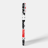 Rode en zwarte Typografie Meertalige dank Case-Mate iPhone Case (Achterkant / Rechts)