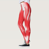 Rode Energie Abstract Luxe Leggings (Links)