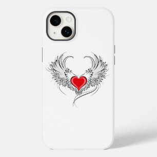 Rode Engel Hart met vleugels Case-Mate iPhone 14 Plus Hoesje