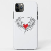 Rode Engel Hart met vleugels Case-Mate iPhone Case (Achterkant)