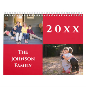 Rode Familie Fotokalender 20xx Kalender