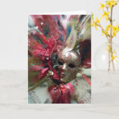 Rode Fantasy Engel Kaart (Gele Bloem)