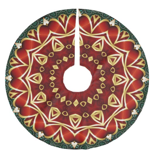 Rode feestdag Kerstmis Kerstboom Rok (Voorkant)