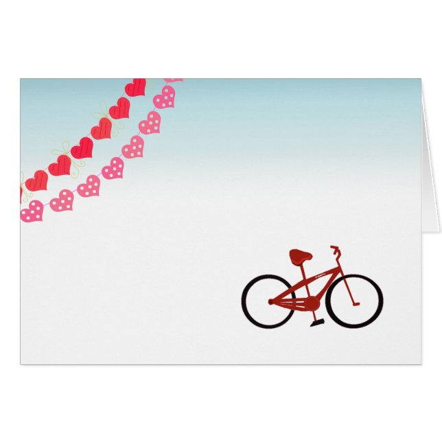 Rode fiets (Voorkant Horizontaal)