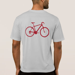 Rode fiets/fiets t-shirt