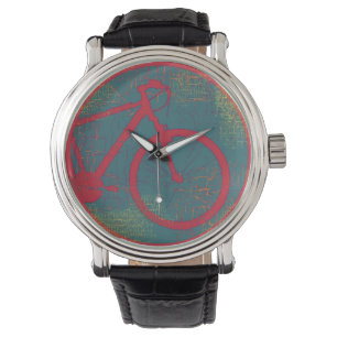 rode fiets horloge
