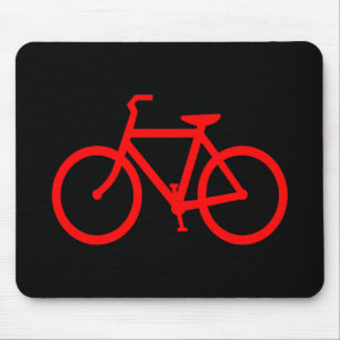 Rode fiets muismat