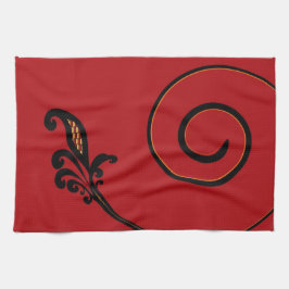 Rode Flair keukenhanddoek