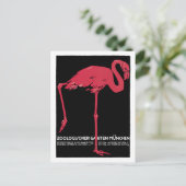  Rode flamingo München dierentuin Briefkaart (Staand voorkant)
