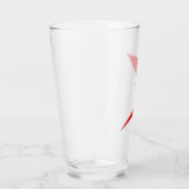 Rode Flash-bliksembolt Glas (Rechts)