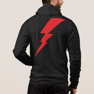 Rode Flash-bliksembolt Hoodie