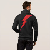 Rode Flash-bliksembolt Hoodie (Achterkant volledig)