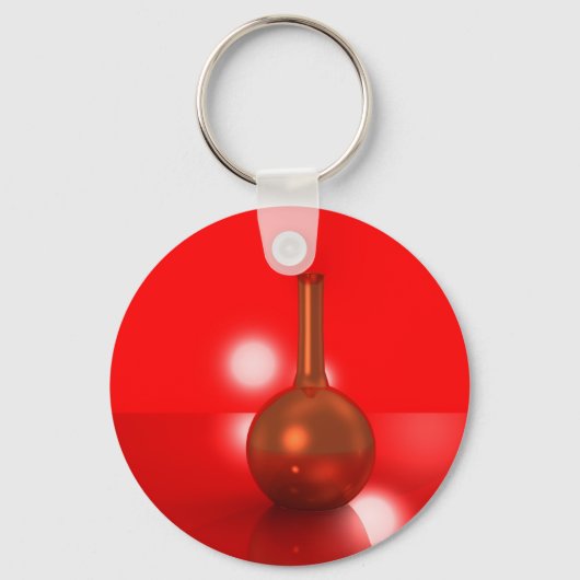 rode fles sleutelhanger (Voorkant)